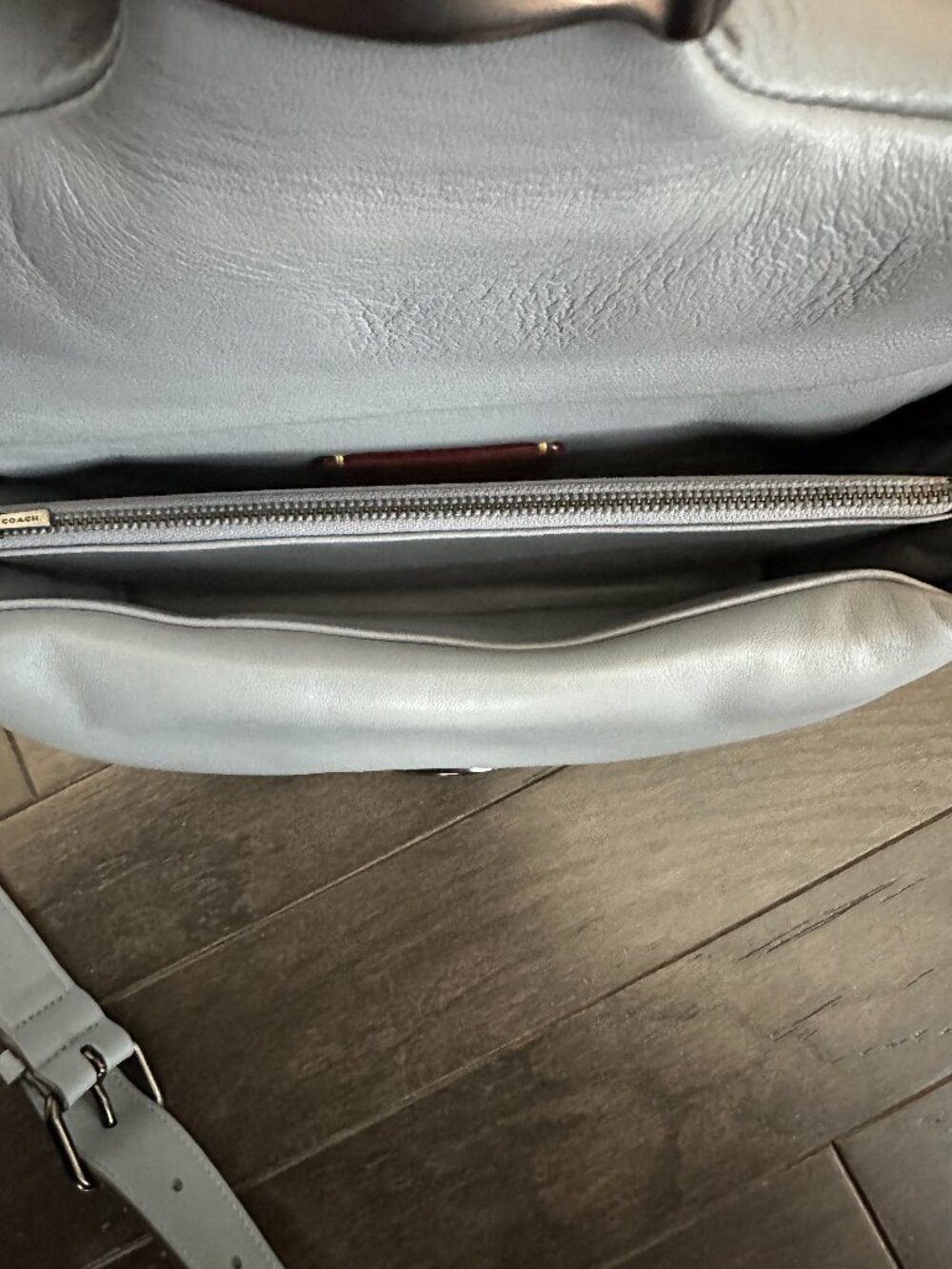 Coach Light Grey Pillow Tabby Shoulder Bag/Purse Style #L2081-C0772 - Picture 9 of 13